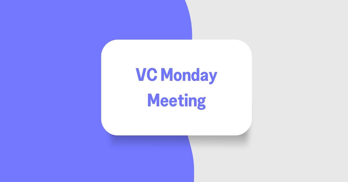 Venture capital Monday meeting - Rundit portfolio management